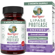 MaryRuth's Lipase Digestive Enzymes, 60 ct