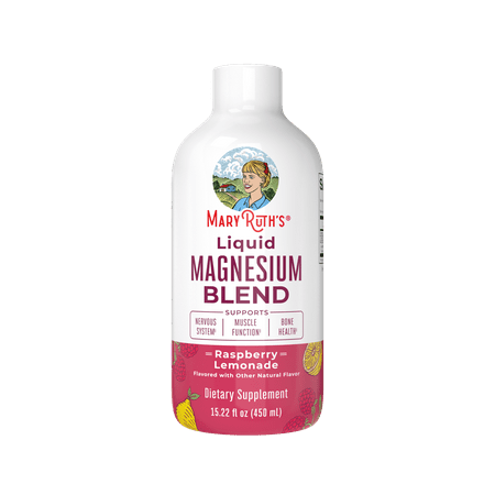 MaryRuth's Organics Liquid Magnesium Blend, Raspberry Lemonade, Energy Support, 15 fl oz