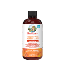 MaryRuth's Liquid Multivitamin   Lustriva® Hair Growth Thickness in Women's hair Biotin 10000mcg Vitamin D B Vitamins Ages 18  15.22 fl oz