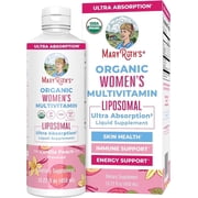 MaryRuth's Women's Organic Multivitamin Liposomal for Adults, Immune Skin Health, Vegan, Gluten-Free, Vanilla Peach,15.22 fl oz
