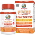 thumbnail interactive-video image 1 of MaryRuth's Multivitamin Gummies + Hair Growth Gummies, Hair Health and Skin Support, Adults Ages 18+, Peach Mango, Gluten-Free, Vegan, 60 Count, 1 of 9