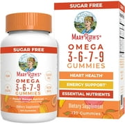 MaryRuth's Omega 3, 6, 7, 9 Dietary Supplements, 120 Gummies