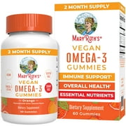 MaryRuth's Omega-3 Gummies, 60 ct, IMMUNE HEALTH, VEGAN