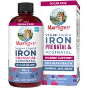 MaryRuths Prenatal Postnatal Iron Liquid, Berry, 15.22 oz