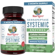 MaryRuth's Serrapeptase Enzyme Blend Dietary Supplement Vegan Capsules 60 Count