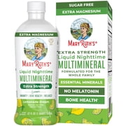 MaryRuths Nighttime Multimineral Supplement, Magnesium, Muscle Relaxation, Extra Strength, Lemonade, 32 Fl Oz