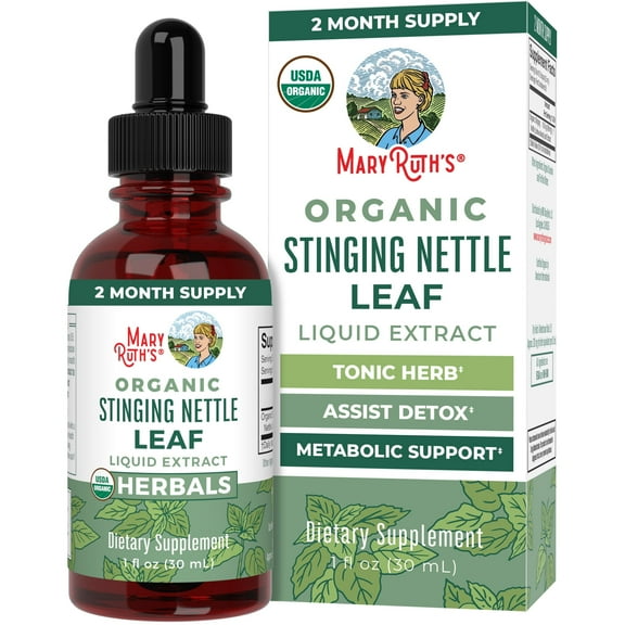MaryRuth's Stinging Nettle Leaf Liquid Tonic Herb, 1 oz, for Detoxification and Glucose Support