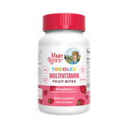 MaryRuth Organics Toddler Multivitamin Fruit Bites for Children's Health, Vegan Strawberry Gummies, 30 Count