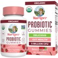 thumbnail interactive-video image 1 of MaryRuth Organics Probiotic Gummies USDA Organic, 5 Billion CFU, Vegan, Gluten-Free, Dairy-Free for Digestive Health, Unisex, Ages 14+, 60 Count, 1 of 10