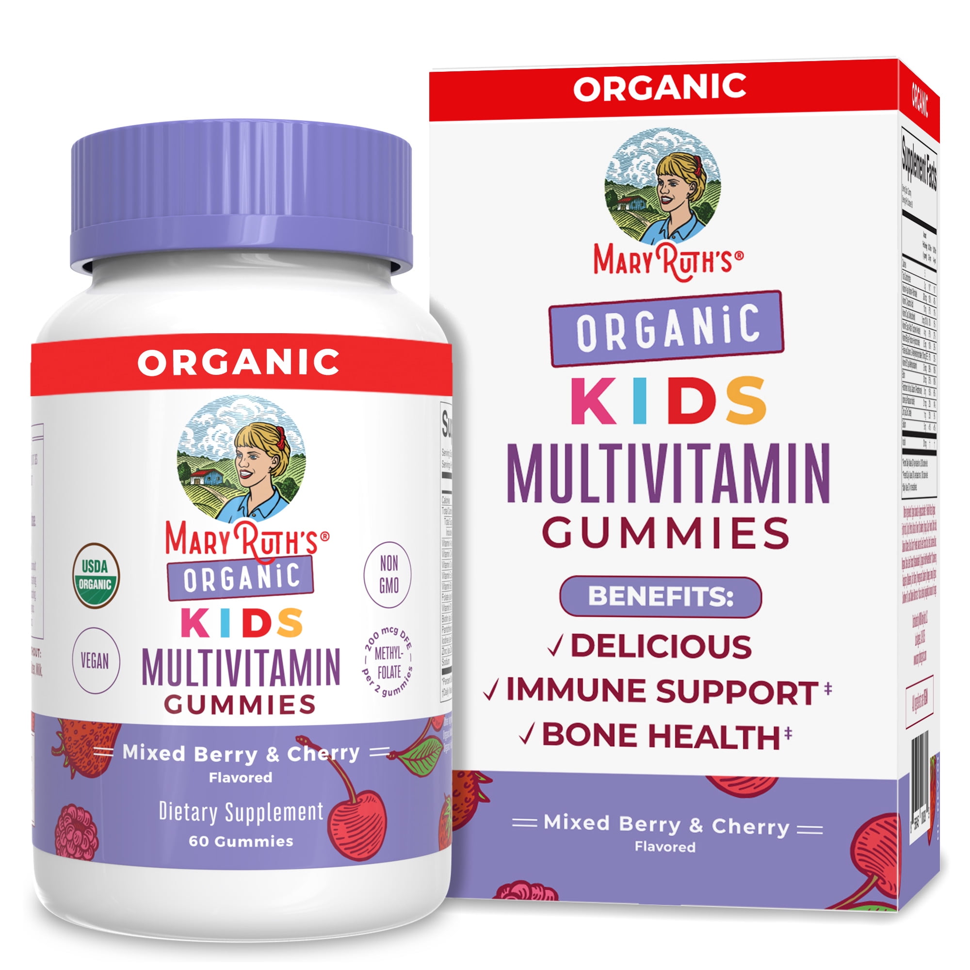 MaryRuth's USDA Organic Kids Multivitamin Gummies for Ages 4+ Gummy