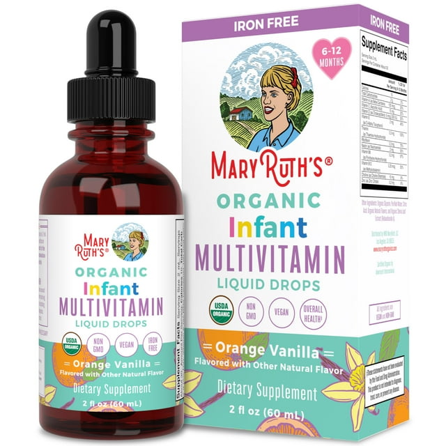 MaryRuth's USDA Organic Liquid Multivitamin Multivitamins for