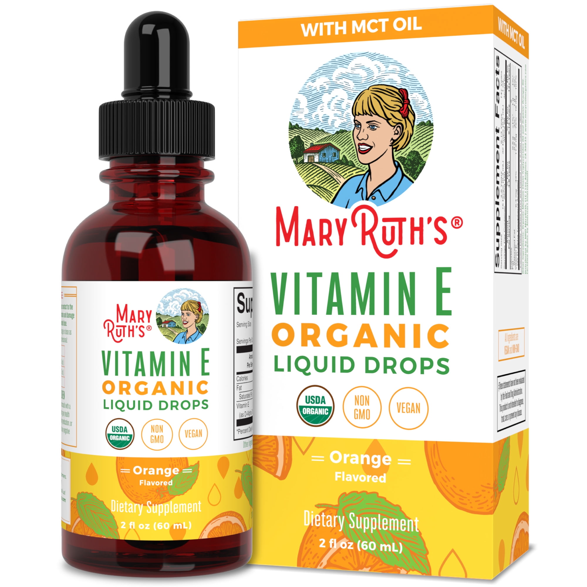 MaryRuth's USDA Organic Vitamin E Liquid Drops for Adults & Kids