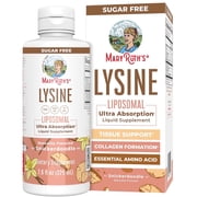 MaryRuth's Lysine Supplement, Snickerdoodle Flavor, Collagen & Immune Support, Vegan, Sugar-Free, Adults Ages 18+, Unisex, 7.6 fl oz, 30 Servings,