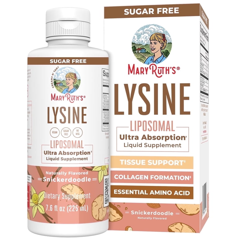 MaryRuth's, Lysine Supplement, Vegan, Sugar-Free, 7.6 fl oz