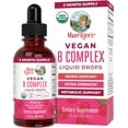 thumbnail image 1 of MaryRuth's Vegan Vitamin B Complex Liquid Drops, Cherry Flavor, Non-GMO, USDA Organic, 1 fl, 1 of 10