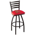thumbnail image 1 of Maryland 25 Inch L014 Black Bar Stool With Back, 1 of 7