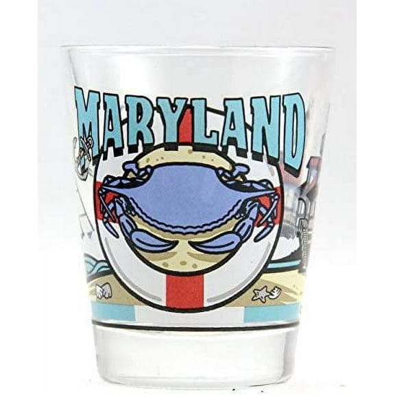 Maryland 3 View Shot Glass