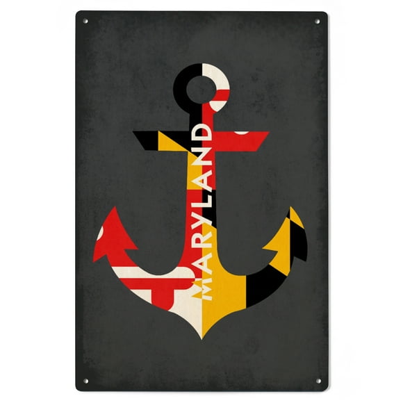 Maryland Flag Wood Wall Art