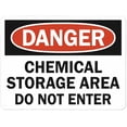thumbnail image 1 of Maryland (Baltimore County) Pool Safety Chemical Storage Area Do Not Enter Safety Sign - 8"x12" Aluminum Danger Tin Road Sign, Workplace Pool Chemical Marker, 1 of 6