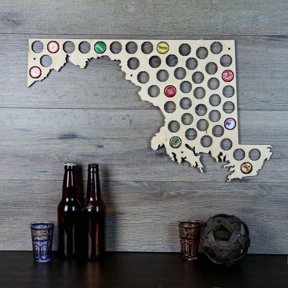Maryland Beer Cap Map