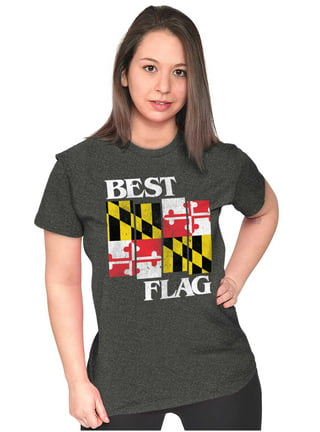 Maryland Flag Long Sleeve Shirt - Maryland Flag Shirts – Lightning Wear  Apparel, Maryland