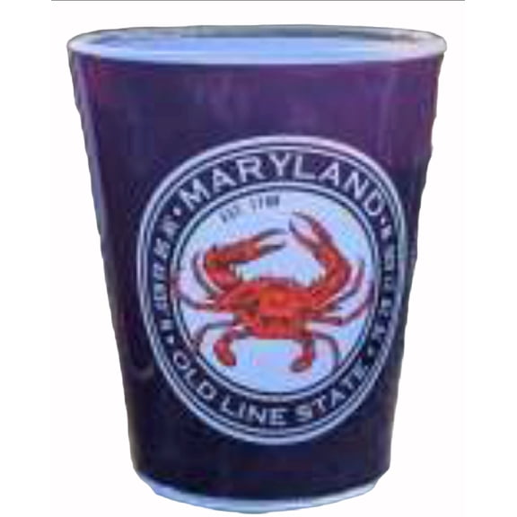 Maryland Crab Old Line State Shot Glass