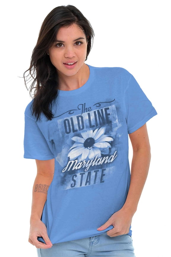 Maryland Cute State Flower Souvenir Women's Graphic T Shirt Tees Brisco Brands L
