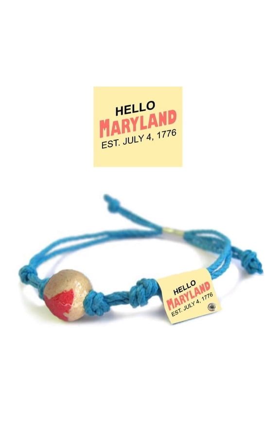 Maryland Earth Bands Bracelet | Eco Friendly | Natural Hemp | Vegan Boho | Custom Jewelry | Handmade w/ Earth & Sand