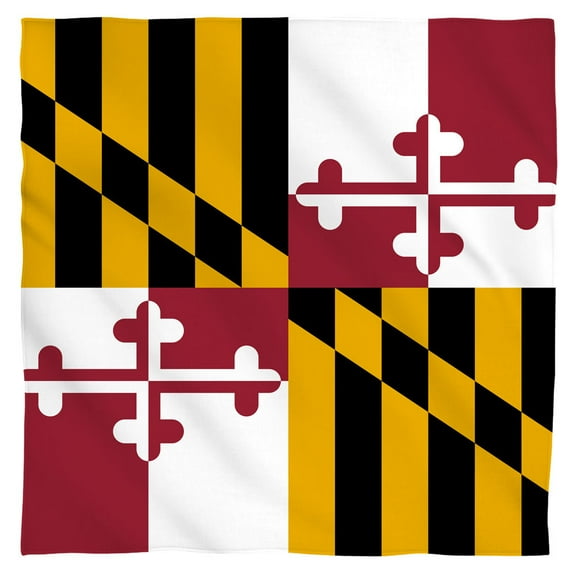 - Maryland Flag - Bandana - 22" x 22"