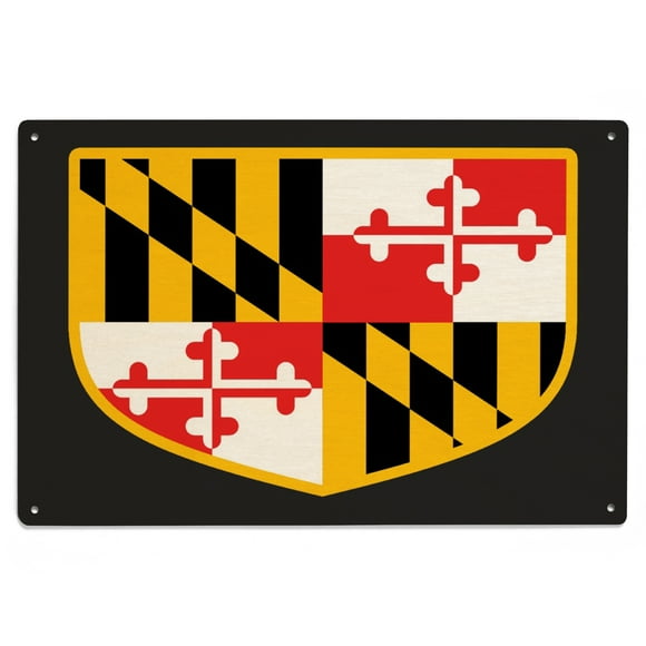 Maryland Flag Wood Wall Art