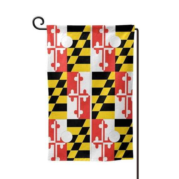 Maryland Flag Garden Flag Double Sided Small Flag Yard Home Decorative Flags Banner 12.5 x 18 Inch Square