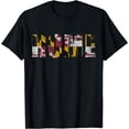 thumbnail image 1 of Maryland Flag Home Love Family Vintage Fade T-Shirt, 1 of 3