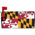 thumbnail image 1 of Maryland Flag Mailbox Cover Mailbox Wraps, Waterproof Mailbox Covers Magnetic Post Box Cover Standard Size 21"(L) X 18"(W) Garden Yard Outside Farmhouse Home Decor, 1 of 7
