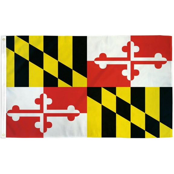Maryland Flag Polyester 3x5 FT banner