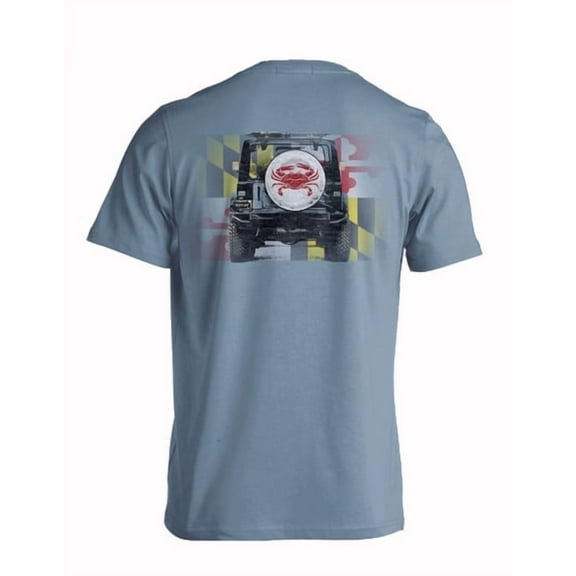 Maryland Flag SUV Offroading Wheel Cover Short Sleeve T-Shirt