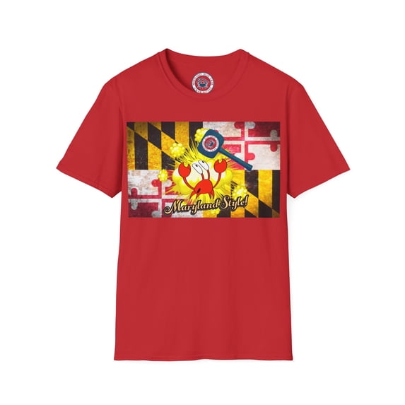 Maryland Flag Style T-Shirt