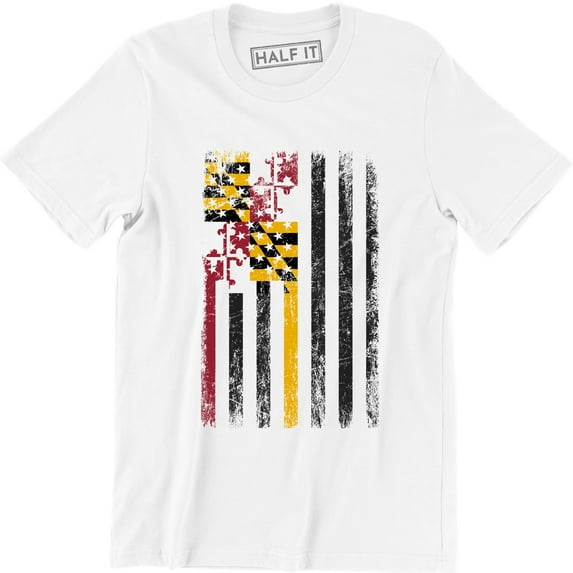 Maryland Flag USA Flag Pride Baltimore Fredrick Annapolis Rockville T-Shirt