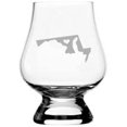 thumbnail image 1 of Maryland Heart States Etched 2.5oz Glencairn Miniature Wee Whisky Glass, 1 of 1