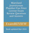 thumbnail image 1 of Maryland Journeyman Plumber/Gas Fitter License Exam Review Questions and Answers, (Paperback), 1 of 1