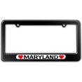 thumbnail image 1 of Maryland Love with Hearts License Plate Frame, 1 of 1