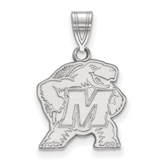 Maryland Medium (5/8 Inch) Pendant (14k White Gold)