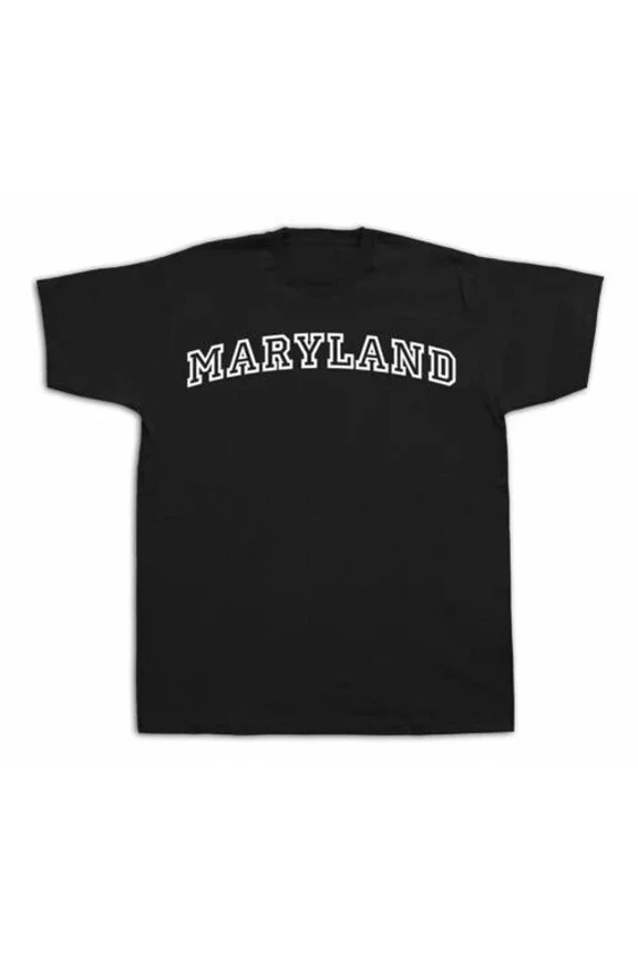 Maryland Mi Md Gratis Estado Camiseta Informal Especial Proud Apparel Sabe Sport