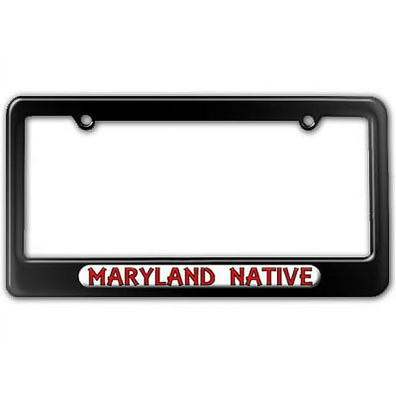 Maryland Native - State Pride License Plate Frame