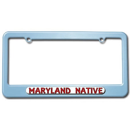 Maryland Native - State Pride License Plate Frame