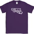 thumbnail image 1 of Maryland Native T-Shirt Funny Humor State Pride Geography Tee - Purple, 2XL, 1 of 1
