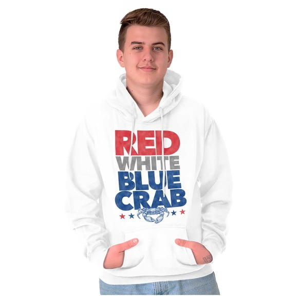 Maryland Patriotic Crab 4th of July Hoodie Sweatshirt Women Men Brisco Brands S