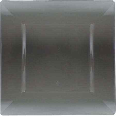 Maryland Plastics 10.75" Simply Squared Dinner Plate-Clear