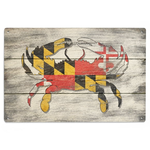Maryland Flag Wood Wall Art