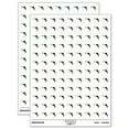 thumbnail image 1 of Maryland State Silhouette 200+ Round Stickers - White - Matte Finish - 0.50" Size, 1 of 3
