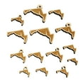 thumbnail image 1 of Maryland State Silhouette Wood Mini Charms Shapes DIY Craft Jewelry - No Hole - 12mm (26pcs), 1 of 7